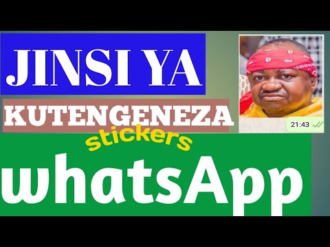 Video: Jinsi Ya Kutumia Stika