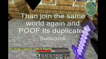 Minecraft 1.2.5 Duplication Glitch *PATCHED* [Works in 1.2.4]