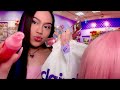 ASMR Claire�s Girl Gives U Full Makeover |Doing Your Hair Makeup Nails |Layered,Gum Chewing Roleplay