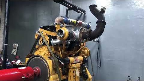 CAT C18 TWIN TURBO Dyno Test by Diesel Sales