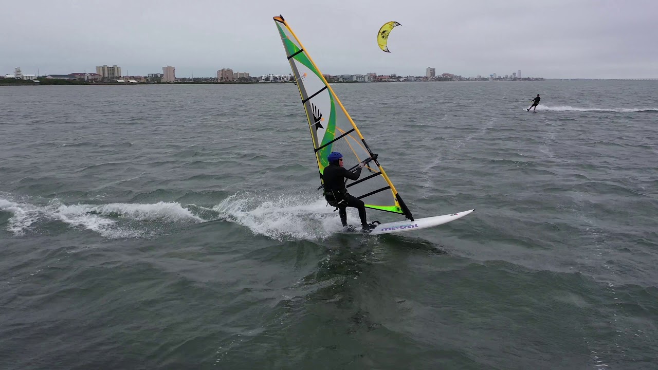 Doug M, Windsurfing At The South Flats In South Padre Island TX. Oct 27