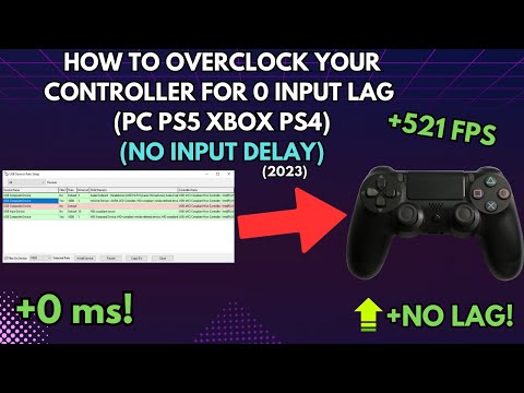 HOW TO OVERCLOCK YOUR CONTROLLER FOR 0 INPUT LAG (NO INPUT DELAY) (PC PS5 XBOX PS4)