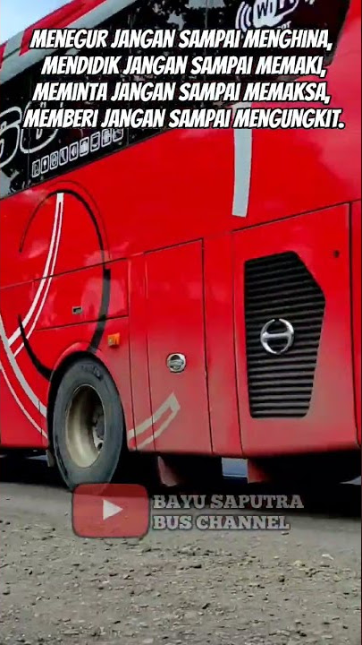 Video Bus | Quotes Nasehat Bersama Bus JRG Banda Aceh - Bandung #shorts #busmania #shortsvideo
