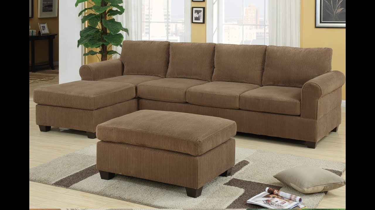 tan sectional sofa youtube