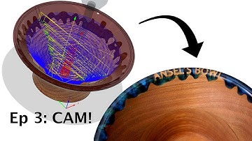 Ep 3: CNC woodworking on how to make an epoxy drip bowl design - Toolpaths and CAM in Fusion 360