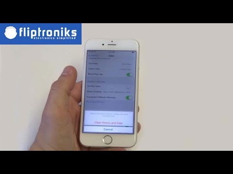 Apple Iphone 6: How To Delete Internet Browsing History ...