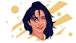 Vector Art Face Adobe Photoshop CC Promo Channel