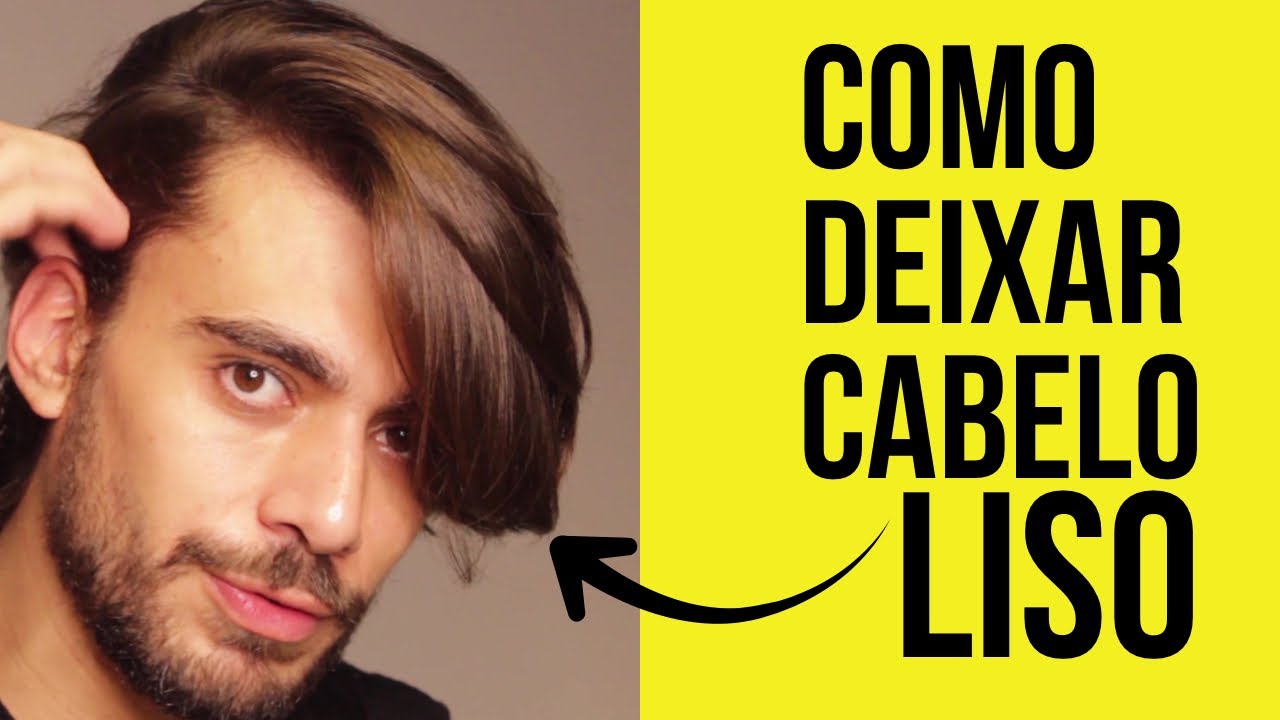 ESCOVA NO CABELO MASCULINO | COMO ALISAR CABELO MASCULINO 2021 | ALEX CURSINO