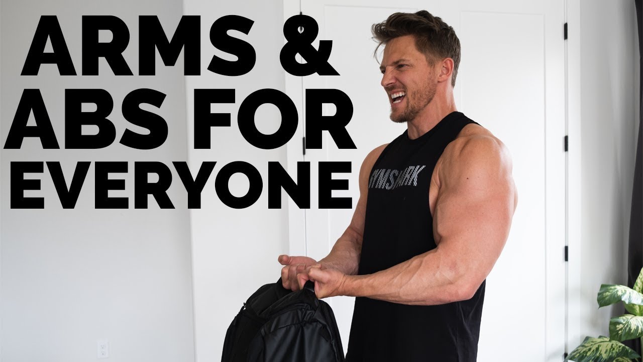 Abs and Arms HOME Workout For EVERYONE Efitness YouTube
