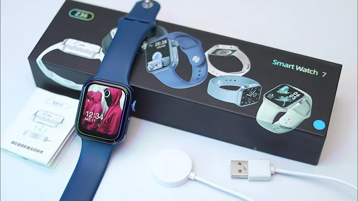 🇺🇸 New Apple Watch Series 7 Clone w/ FLAT SIDES! - Z36 Smartwatch Unboxing & Review!!!