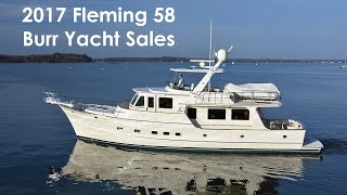 2017 Fleming 58 Underway  Video Overview