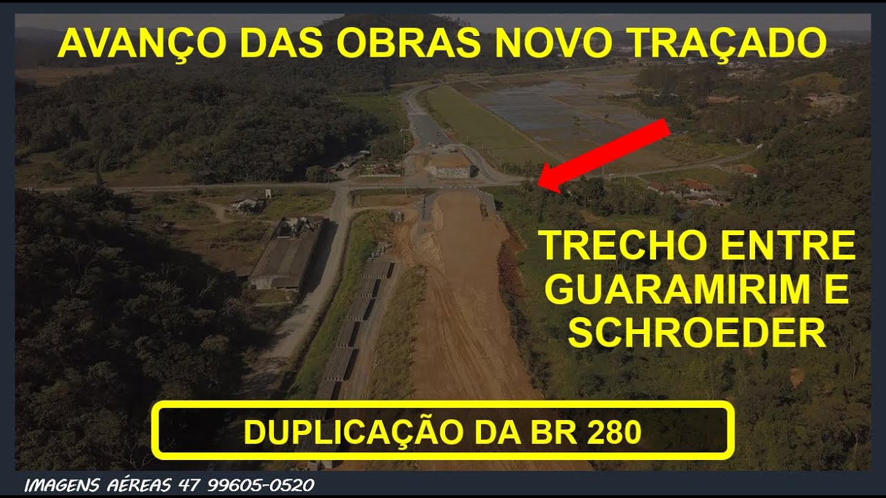 CONHEÇA O NOVO TRAÇADO DA BR-280 EM SÃO FRANCISCO DO SUL - DUPLICAÇÃO DA BR  280 