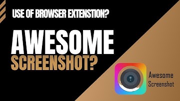 How to use Awesome Screenshot Browser Extenstion | Browser Extension | Capture screenshot or Record