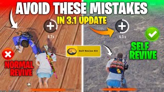 Top 5 MISTAKES THAT MAKES YOU NOOB IN 3.1 Update❌ ( Noob to Pro ) BGMI Tips & Tricks