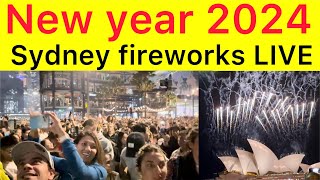 Huge Fireworks New Year at Sydney Opera House harbour Bridge Australia | New Year Celebrations