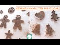 Galletas de JENGIBRE sin AZÚCAR sin GLUTEN VEGANAS