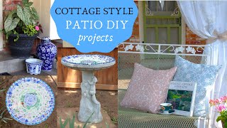 7 Ways to Add COTTAGE STYLE to Your PATIO ~ DIY Projects \& Ideas on a Budget!