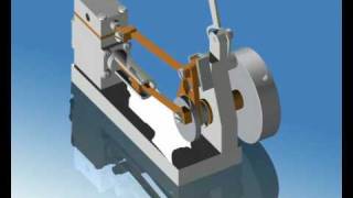 Horizontal Mill Engine - Animación 3D