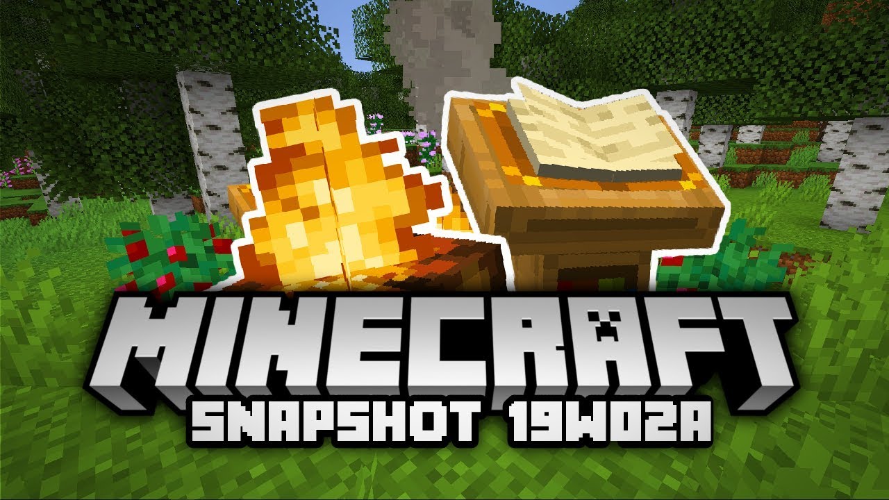 Campfire Leggio E Tavolo Del Cartografo Minecraft Ita Snapshot 19w02a