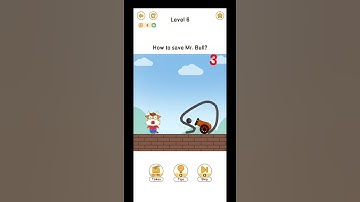 💡🐂Brain Go 2💡🐂 Save Mr. Bull Level 6 ▶️ #shorts #youtube