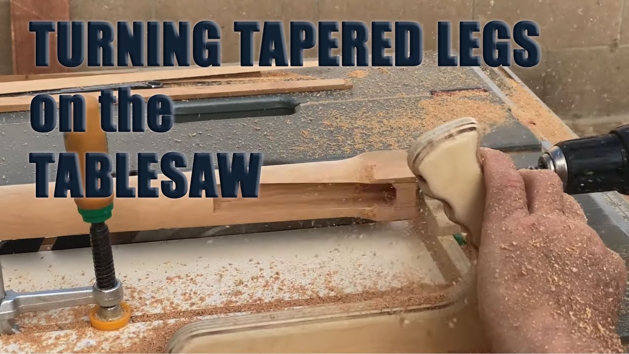 Round Tapered Legs on the Tablesaw with MatchFit