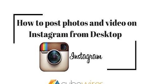 How to upload photos and video on Instagram from PC | 2017