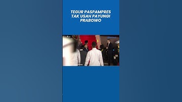 Detik-detik Seskab Mayor Teddy Tegur Paspampres Tak Usah Payungi Prabowo saat Sambut Erdogan