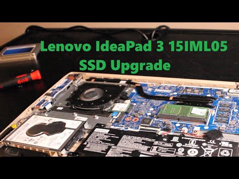Lenovo IdeaPad 3 15IML05 SSD Upgrade [tutorial]