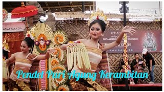 Tari Pendet Puri Agung Kerambitan