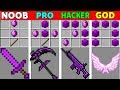 Minecraft NOOB vs. PRO vs. HACKER vs. GOD: AMETHYSTS CRAFTING in Minecraft! (Animation)