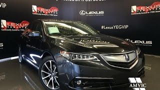 Used 2015 Grey Acura TLX FWD V6 Elite Walkaround Review | Lac La Biche Alberta
