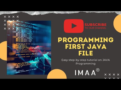 Programming First Java File - Java Tutorial