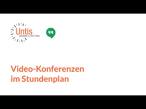 WebUntis Stundenplan mit Hangouts verknüpfen