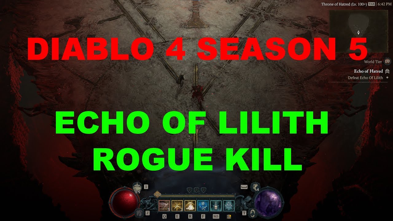 Diablo 4 | Season 5 | Echo of Lilith | Barrage Rogue | No Masterwork ...