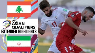 Lebanon vs. Iran: Extended Highlights | AFC Asian Qualifiers | CBS Sports Golazo