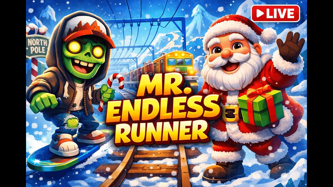 🔥 Subway Surfers North Pole Live Gameplay | Noob to Pro Run 