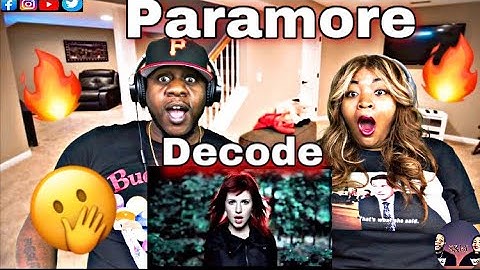 Such A Powerful Voice! Paramore “Decode” (Reaction)