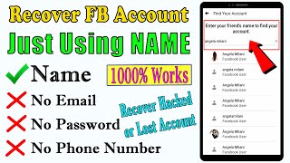 How to recover Facebook account without email and phone number 2021 || FB ID Recover screenshot 2