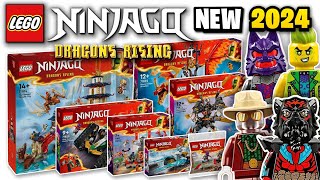 LEGO Ninjago Summer 2024 Sets OFFICIALLY Revealed - HUGE City D2C & BIGGEST Dragon EVER