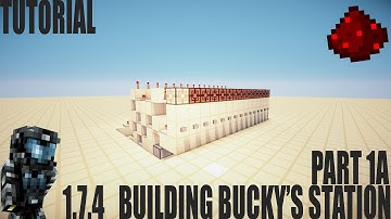 Minecraft Train Station (REVAMPED) Tutorial for 1.7.5 | Part 1 | Rsnor latch array