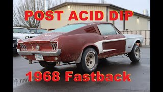 Post acid dip of our 1968 Ford Mustang Fastback build featuring a Roadster Shop chassis & 5.0 coyote by MetalWorks Classic Auto Restoration 861 views 6 days ago 2 minutes, 42 seconds