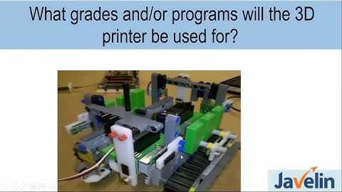 Educating students with 3D Printers