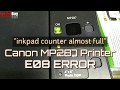 Canon MP287 resetter - inkpad counter full - E08 error code SOLVED!!! - Tagalog