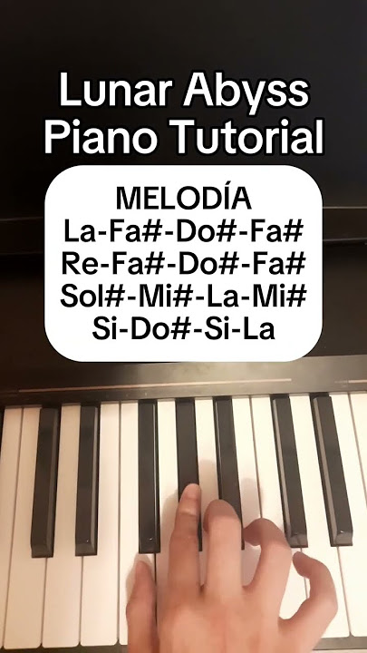Lunar Abyss - Piano Tutorial 🎹 #pianocover #piano #epicmusic #tutorial