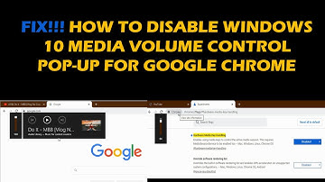 FIX!!! How To Dismiss Windows 10 Media Volume Control Pop up for Google Chrome