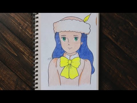 تعلم الرسم رسم سالي من انمي سالي خطوة بخطوة للمبتدئين 