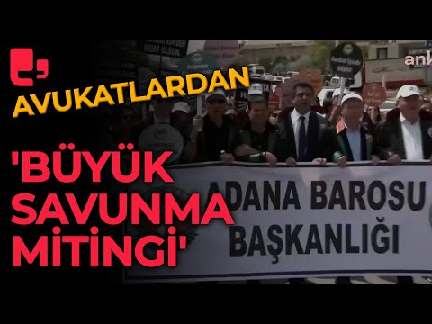 Avukatlar Ankara'da yürüyor: 'Yok sayılan savunma makamının sesini duyurmak için yola çıktık'​​​​​​​