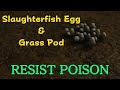 SKYRIM - Slaughterfish Egg &amp; Grass Pod Locations (Resist Poison)