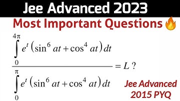 Jee Advanced 2023 Important Questions🎯|Jee Advanced Maths PYQ 2023|Definite Integration PYQ.