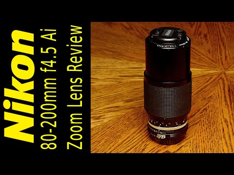 Vintage Lens Review 80mm - 200mm f4.5 Nikkor Lens Review